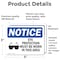 Signmission 3.5 in Height, 5 in Width, Vinyl Decal, Rectangle OS-2PACK-NS-D-35-L-12324 - alternate 6